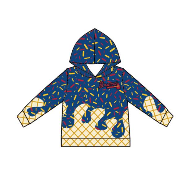 #00571 Braves drip hoodie (kids)
