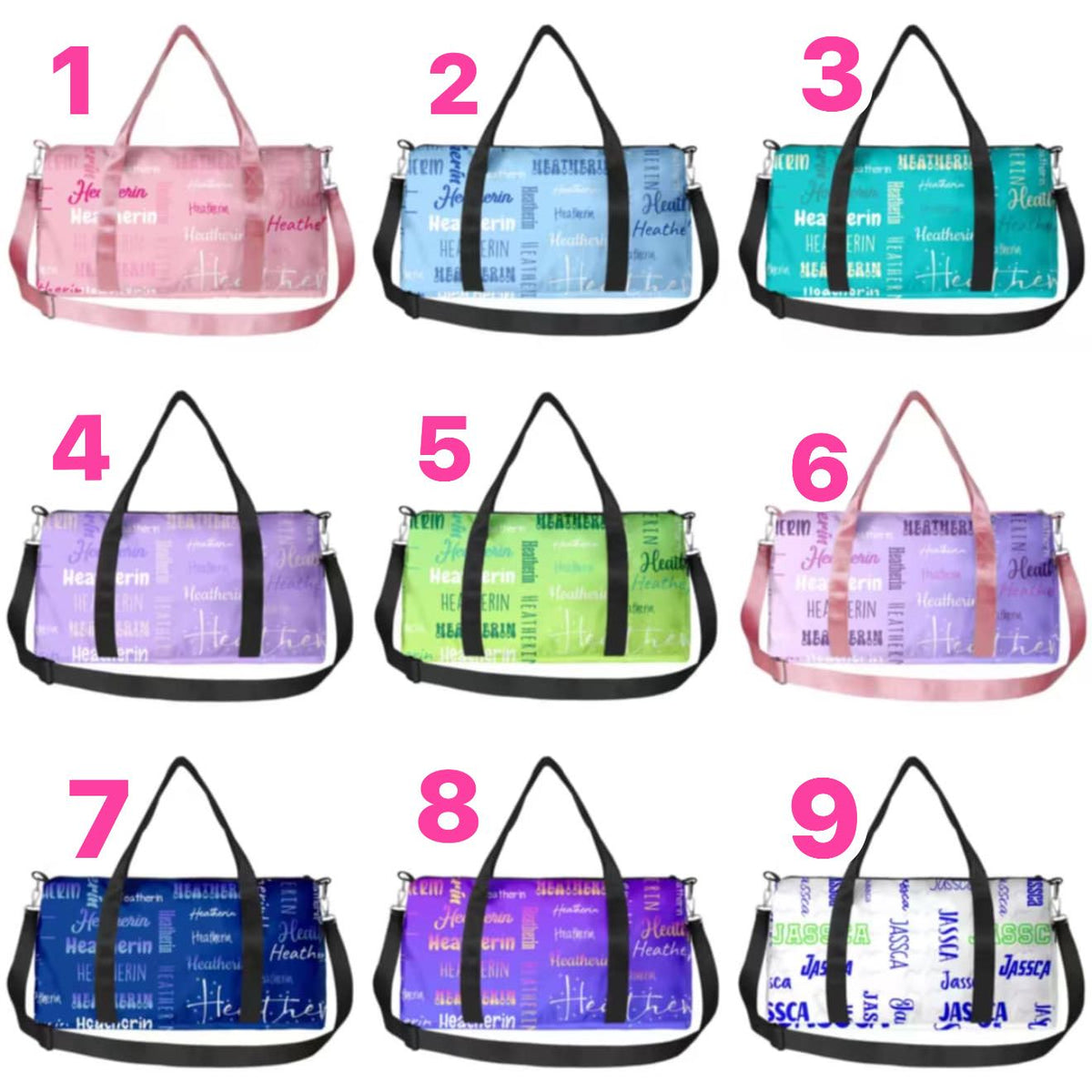 #00747 Day 8: personalized duffle bags