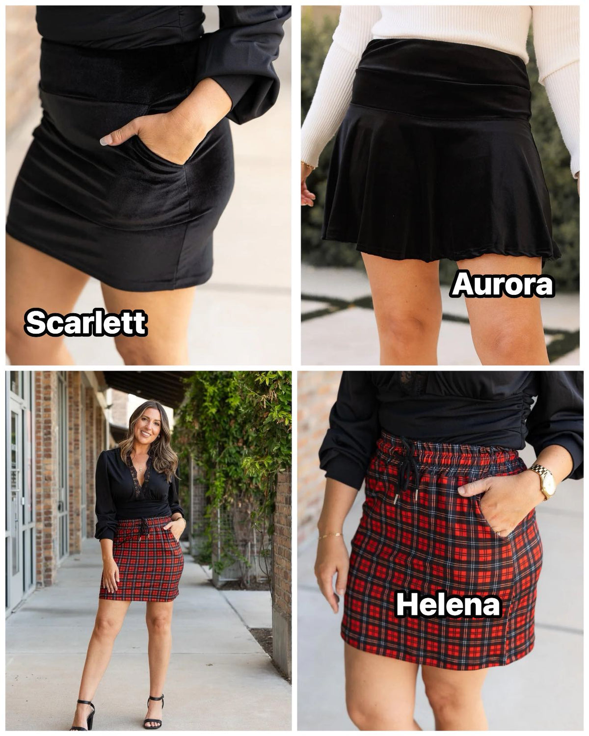 #00765 Julia Rose Holiday Skirt edition