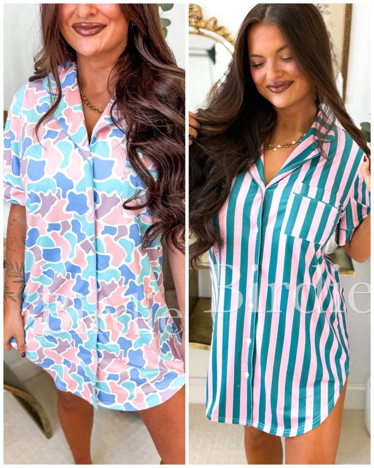 #00816 Birdie sleep shirts
