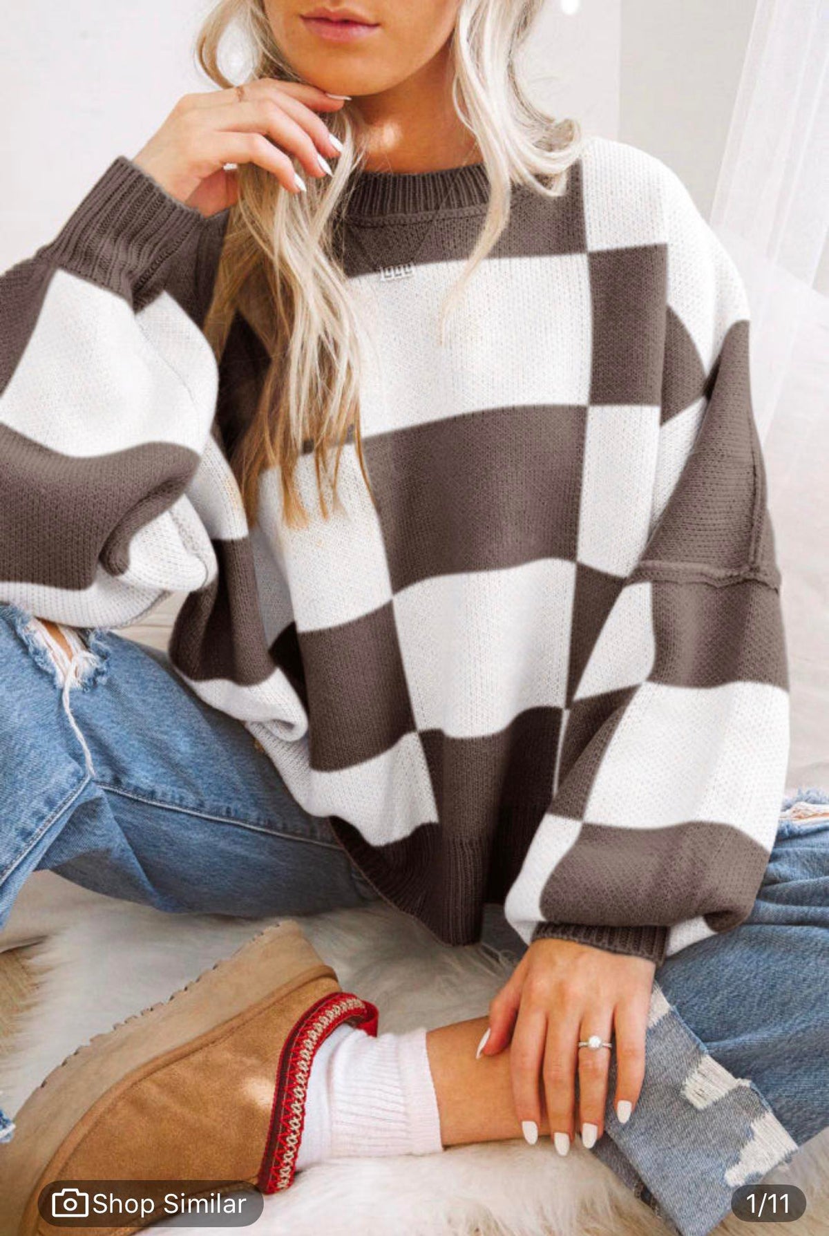 #00825 Trendy checkers