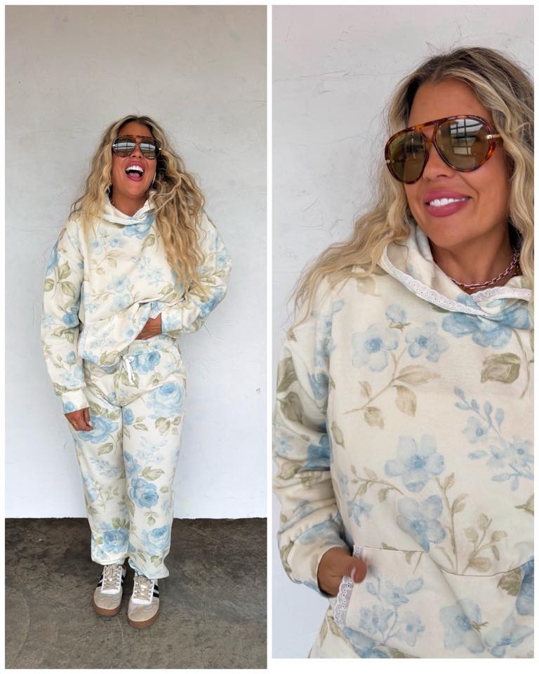 #00868 Lila Lace pullover/jogger