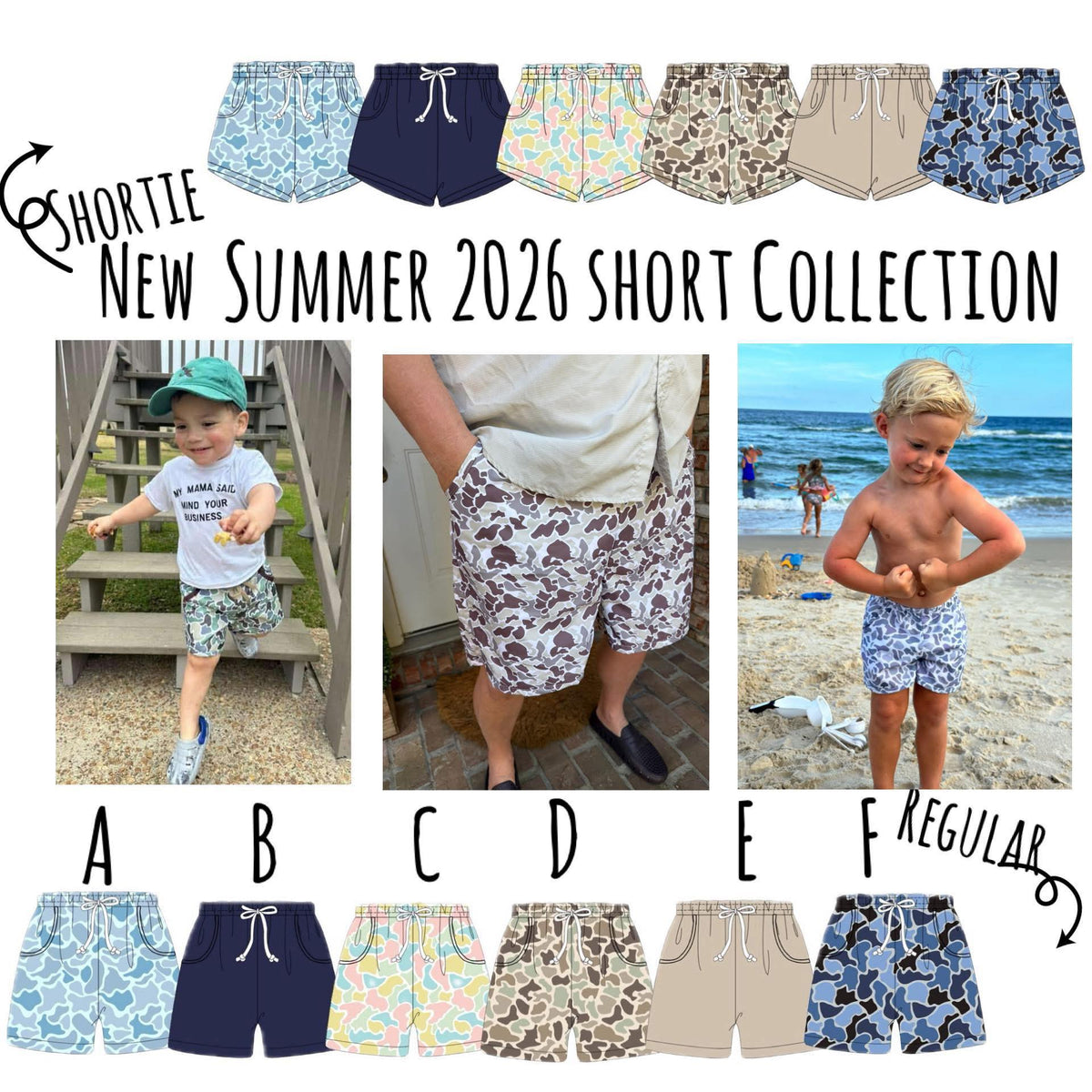 #00990 Boy Short Collection Rd 2 (shortie)