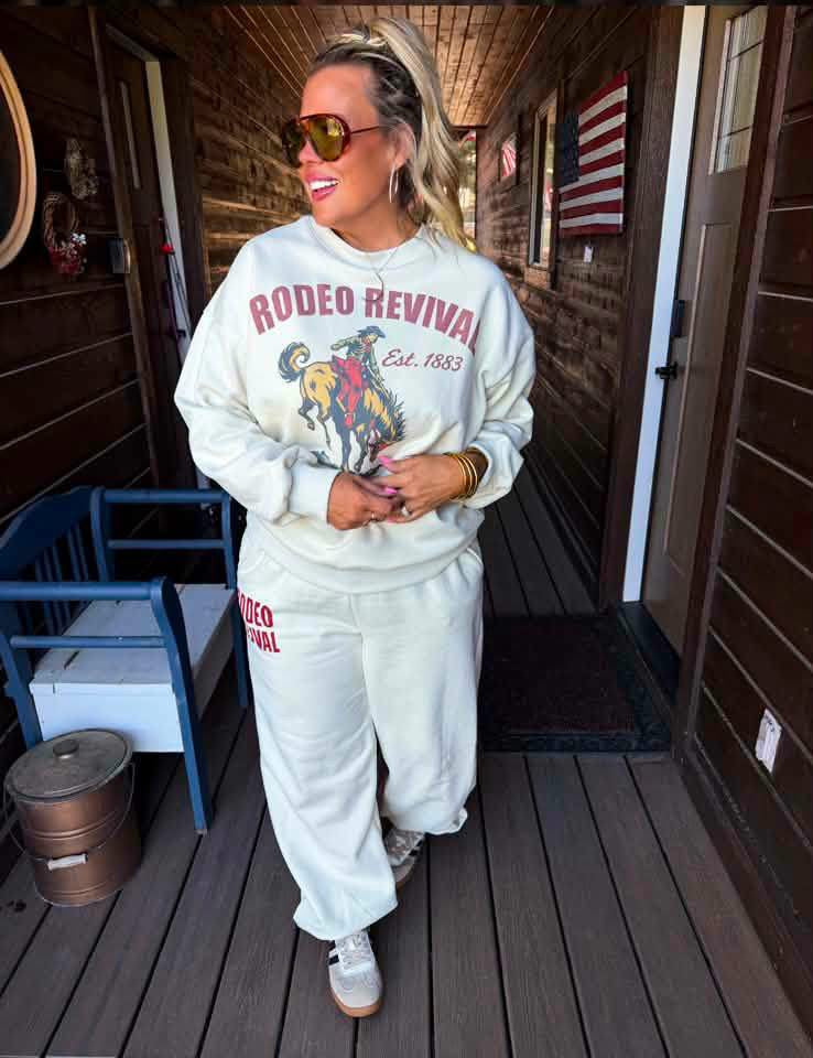 #01110 Blakely Mountain Air Rodeo Revival Jogger Set