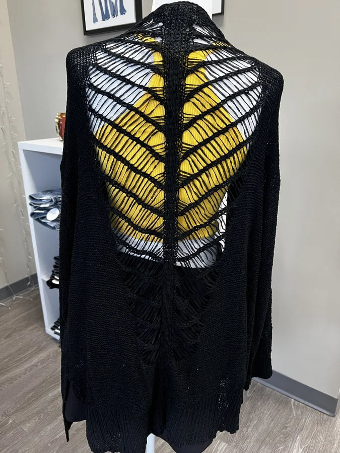Ripped Rhonda Cardigan