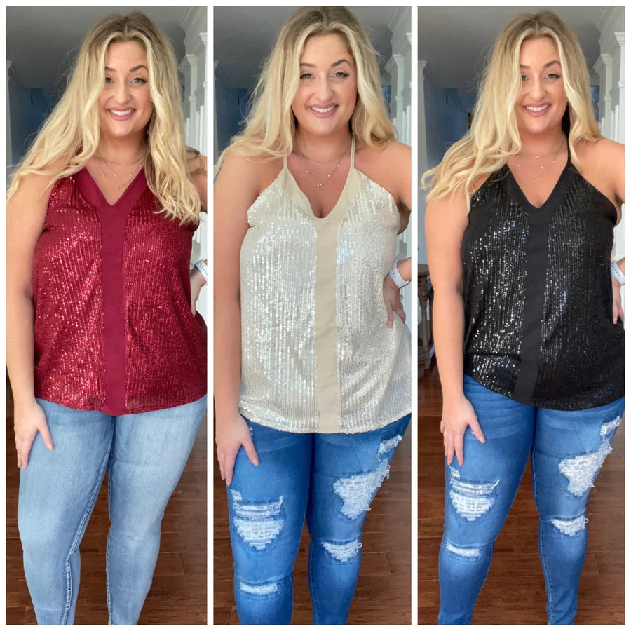 Sequin Tank