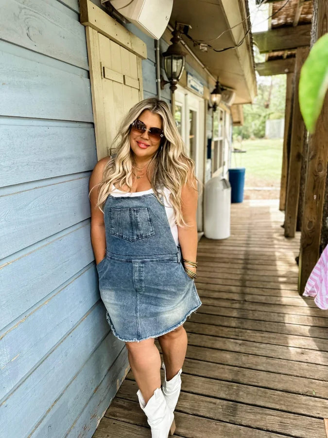 Sony Denim Overall Dress