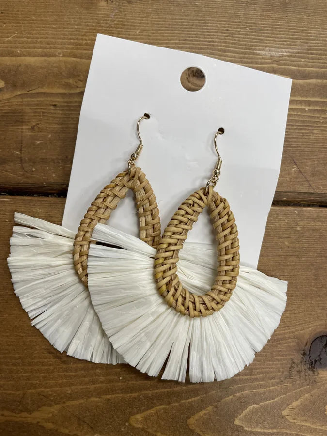 Vintage Fan Earrings