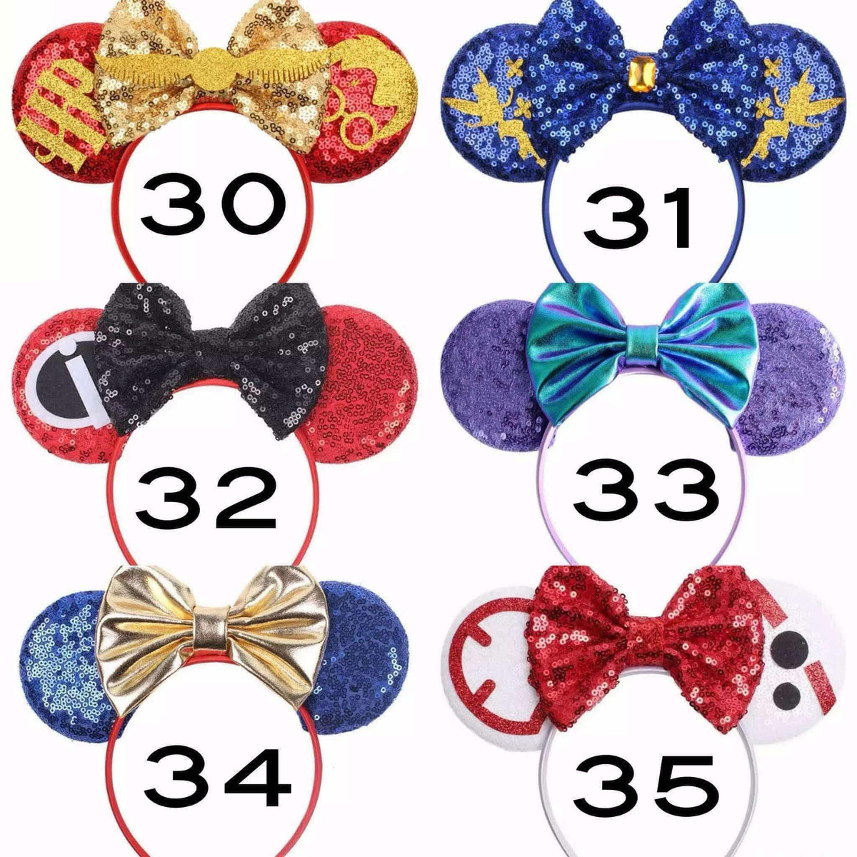 #00329 Mouse Ears (Styles #25 - #61)