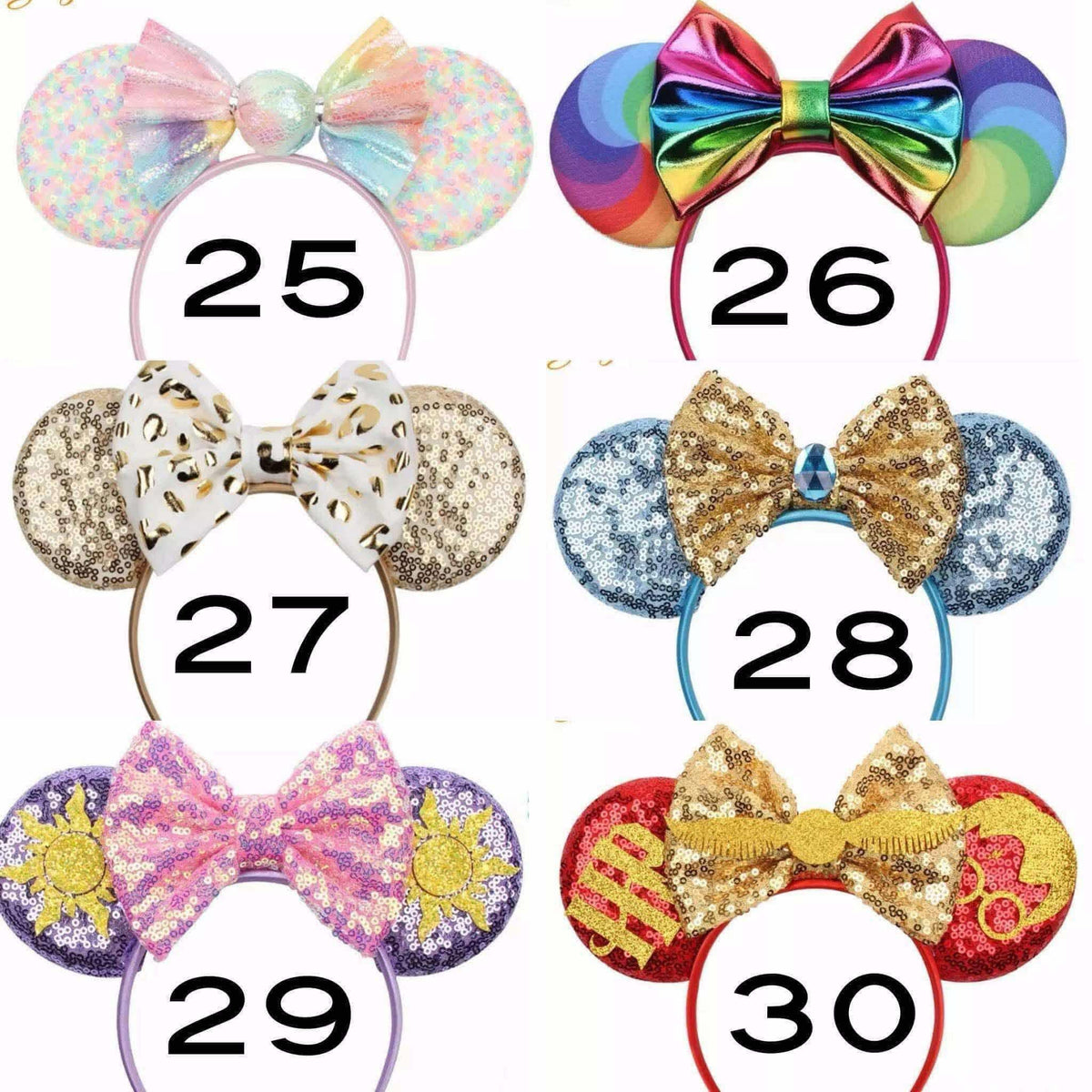 #00329 Mouse Ears (Styles #25 - #61)