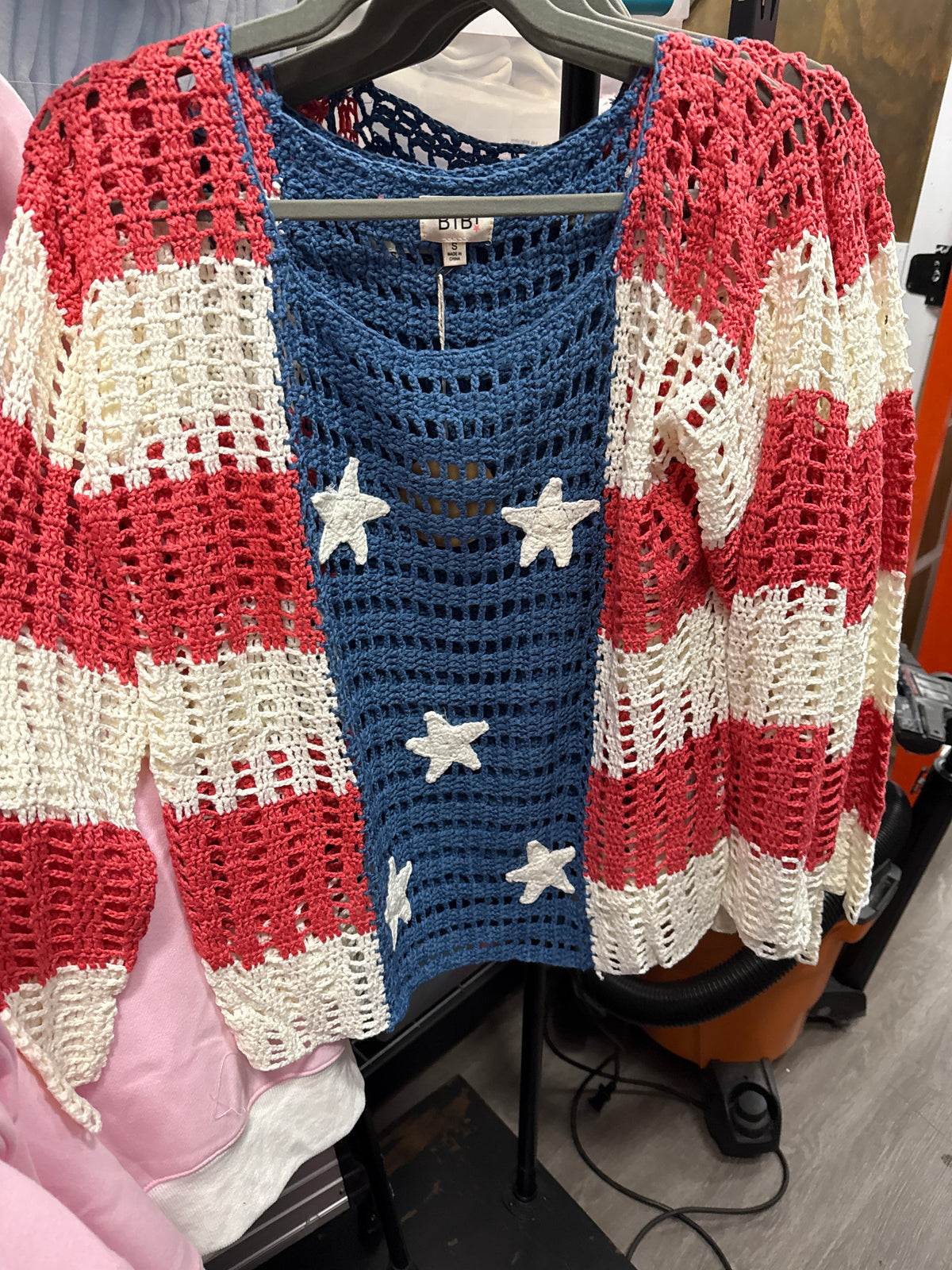 Bibi crochet American flag