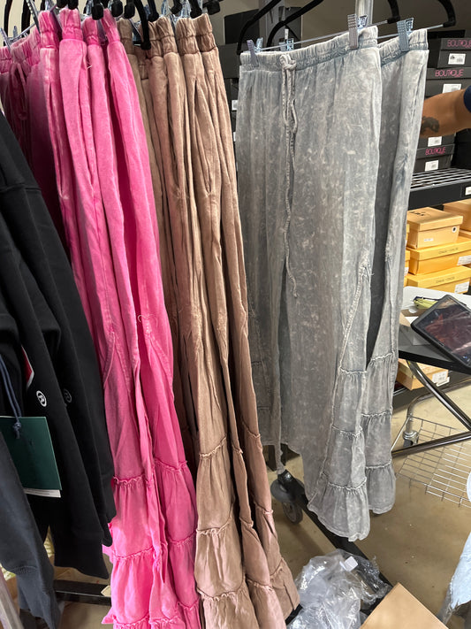 JHer side ruffle flare