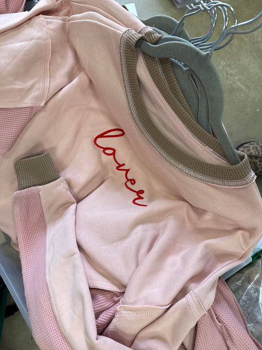 Lover embroidered