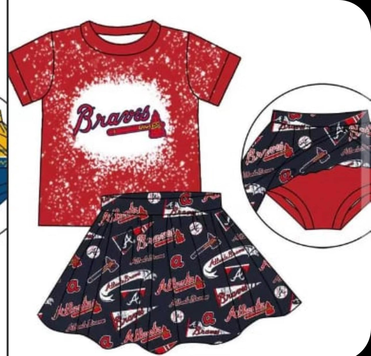 Tie Dye Braves Set