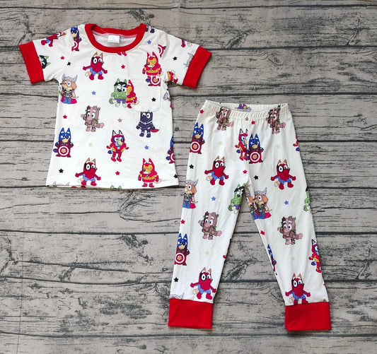 #00136 Bluey Superhero PJs