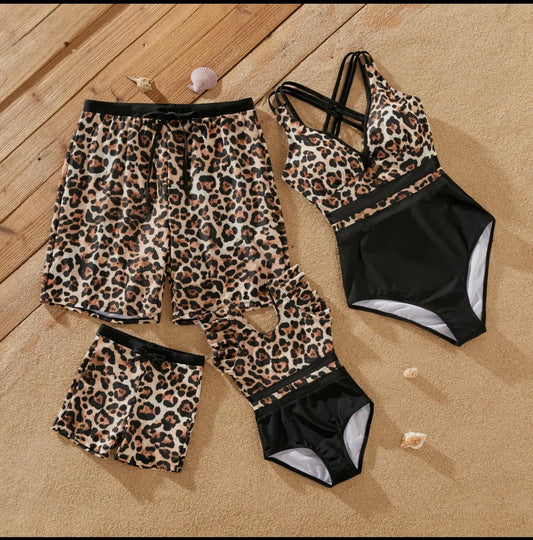 #00139 Leopard Family Swim - Girls