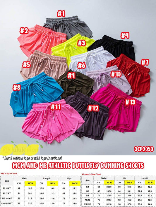 #00144 Mommy & Me Butterfly Shorts - Kids