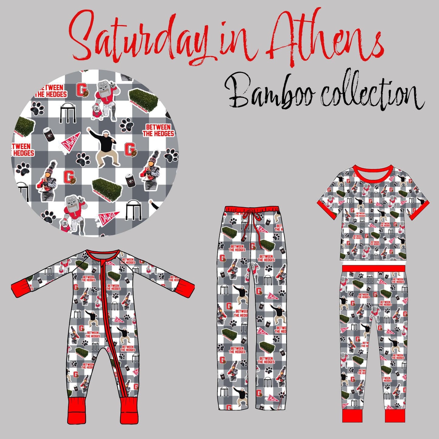 #00148 Saturday in Athens Bamboo - Zip