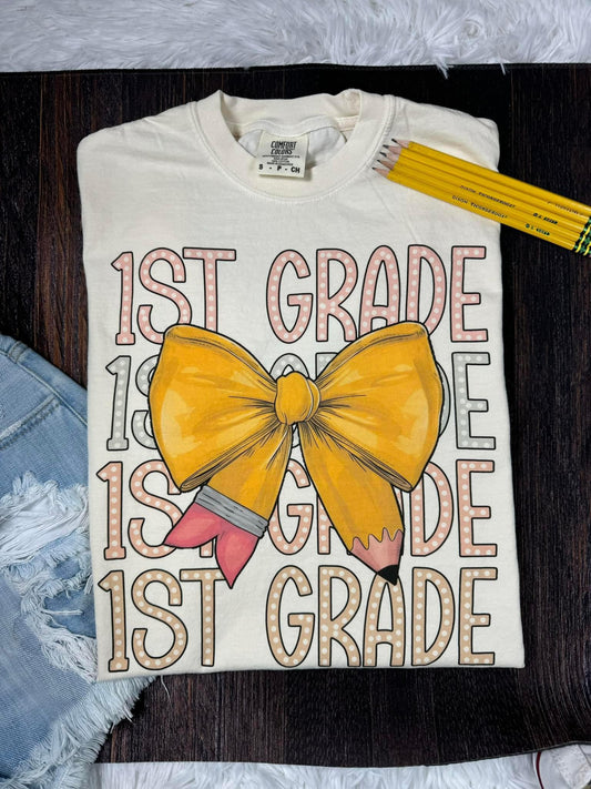 #00163 Pencil Bow Tee
