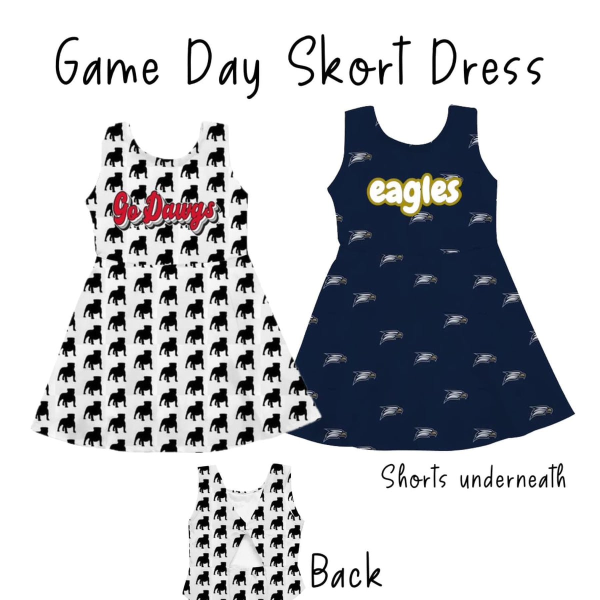 #00174 Gameday Skort Dresses