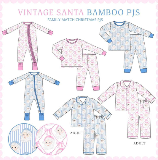 #00183 Vintage Santa PJs - Adult