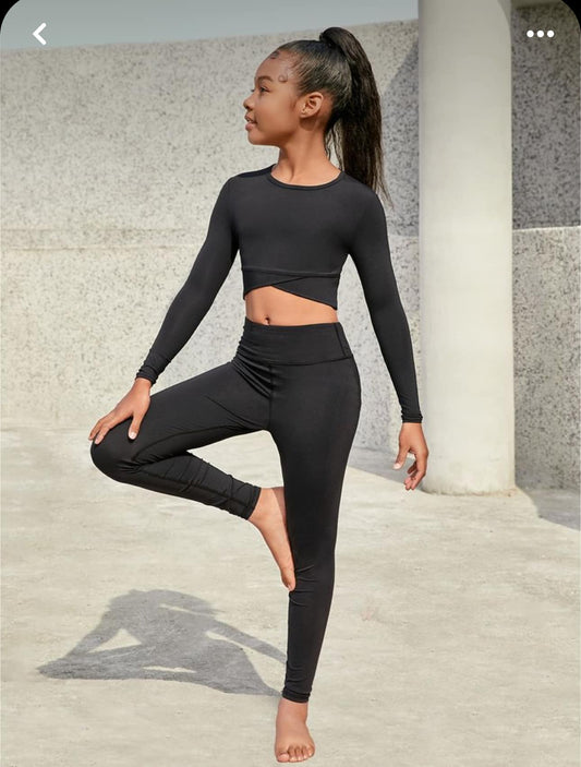 #00197 Little Black Leggings