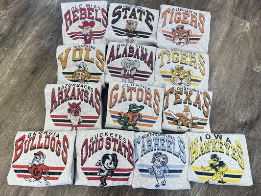 #00218 Retro Teams - Adult Long Sleeve