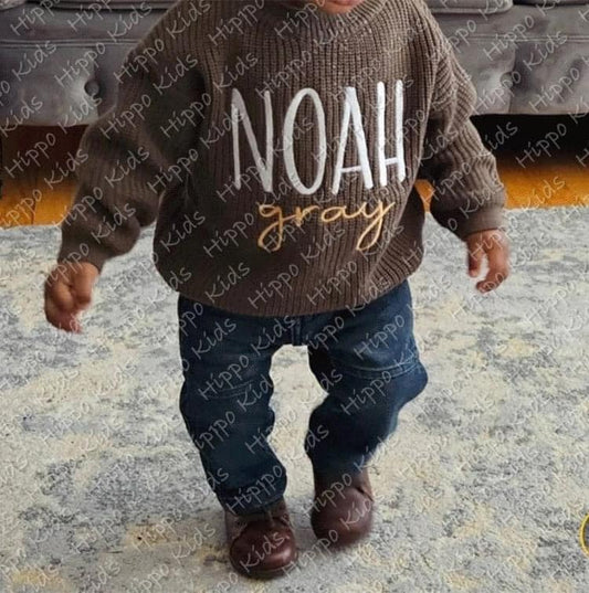 #00228 Embroidered Sweater