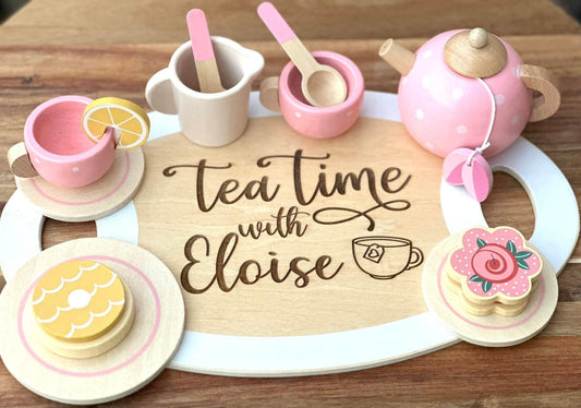 #00230 Girls Personalized Tea Sets