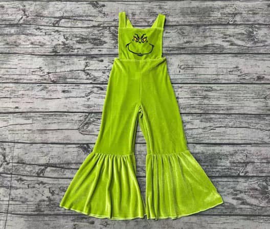 #00232 Green Guy Velvet Bells Jumper