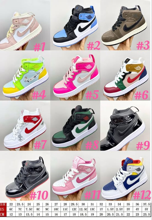 #00302 Kids Jordans (colors #1 - #6)