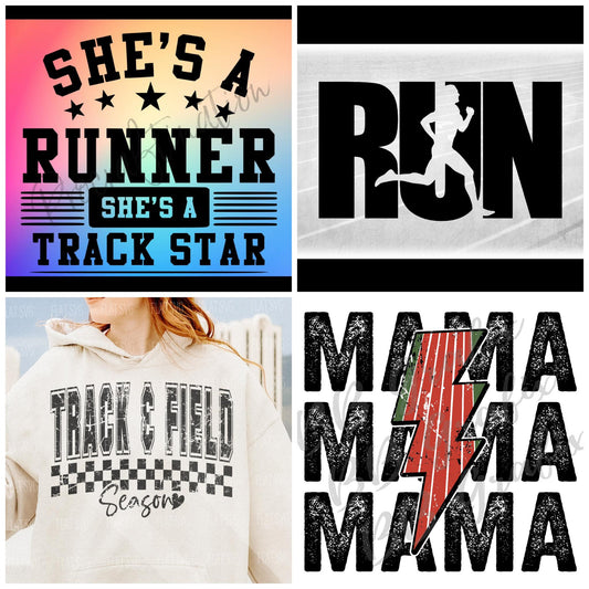#00330 Track & Field Mama (sweatshirt)