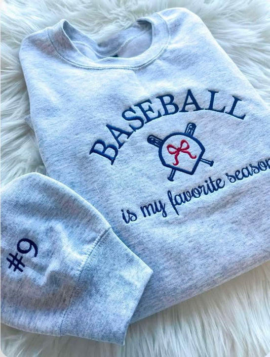 #00334 Baseball is my Favorite Season Sweatshirt