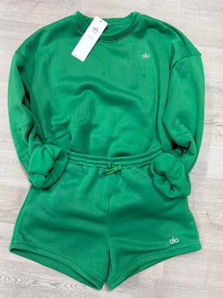 #00368 A•L•O Sweat-Short Sets