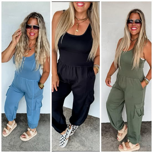 #00396  Blakely tank-style romper