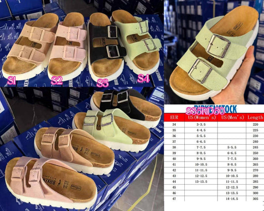 #00414 Birken platform sandals
