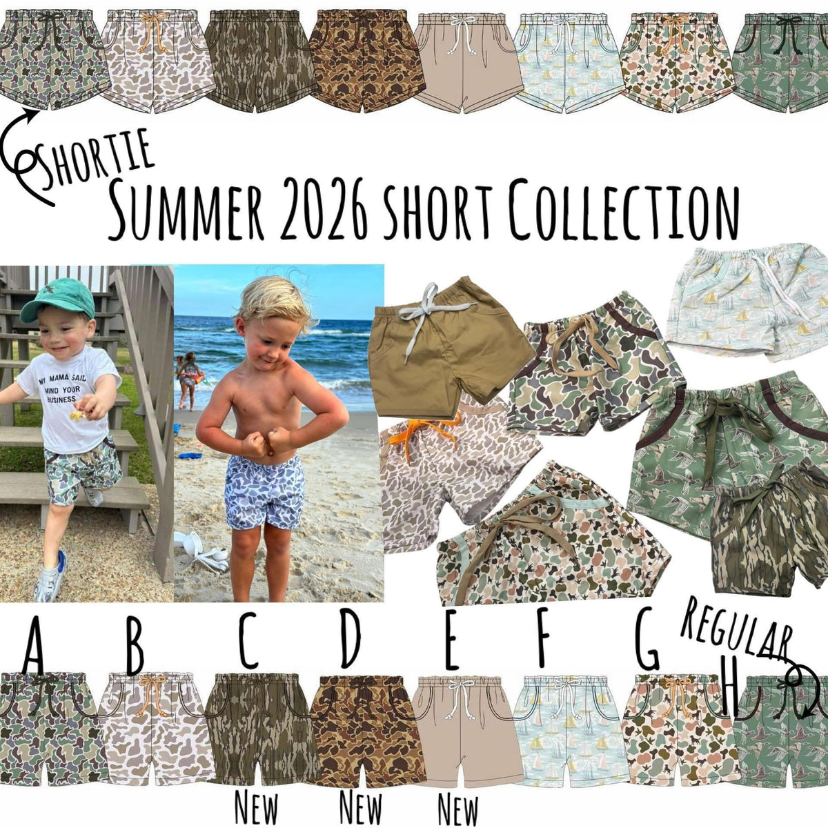#00974 Boy Short Collection (shortie)