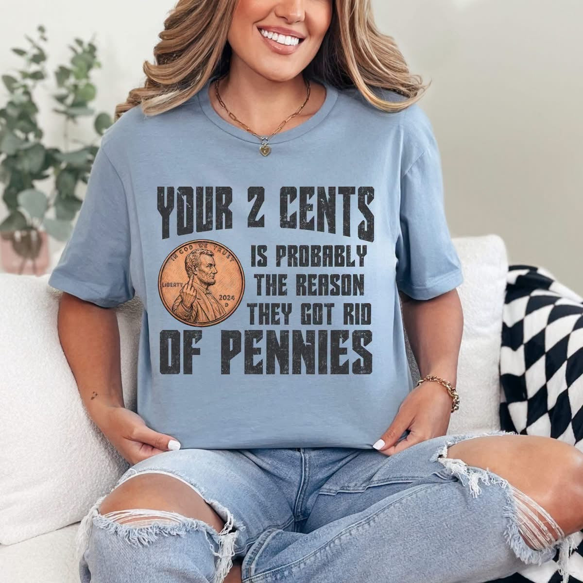 #01123 Your 2 cents Tee