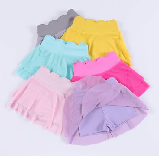 #00481  ballerina mesh skirts
