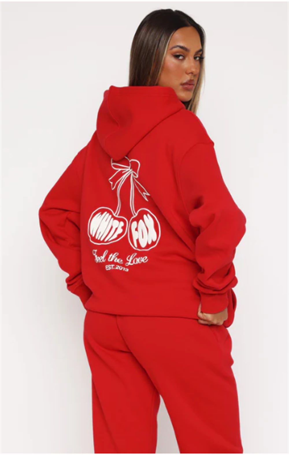 #00532 White Fox Hoodies