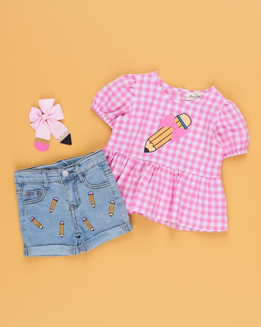#00513 Gingham pencil
