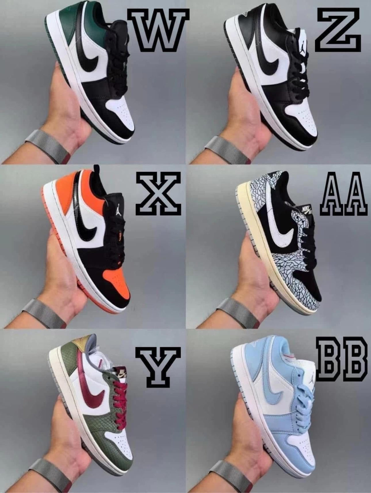 #00528 Adult Dunks R1 2025 - Colors #1-10