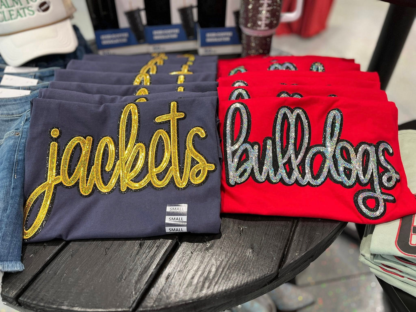 #00632 Sequin mascot tee