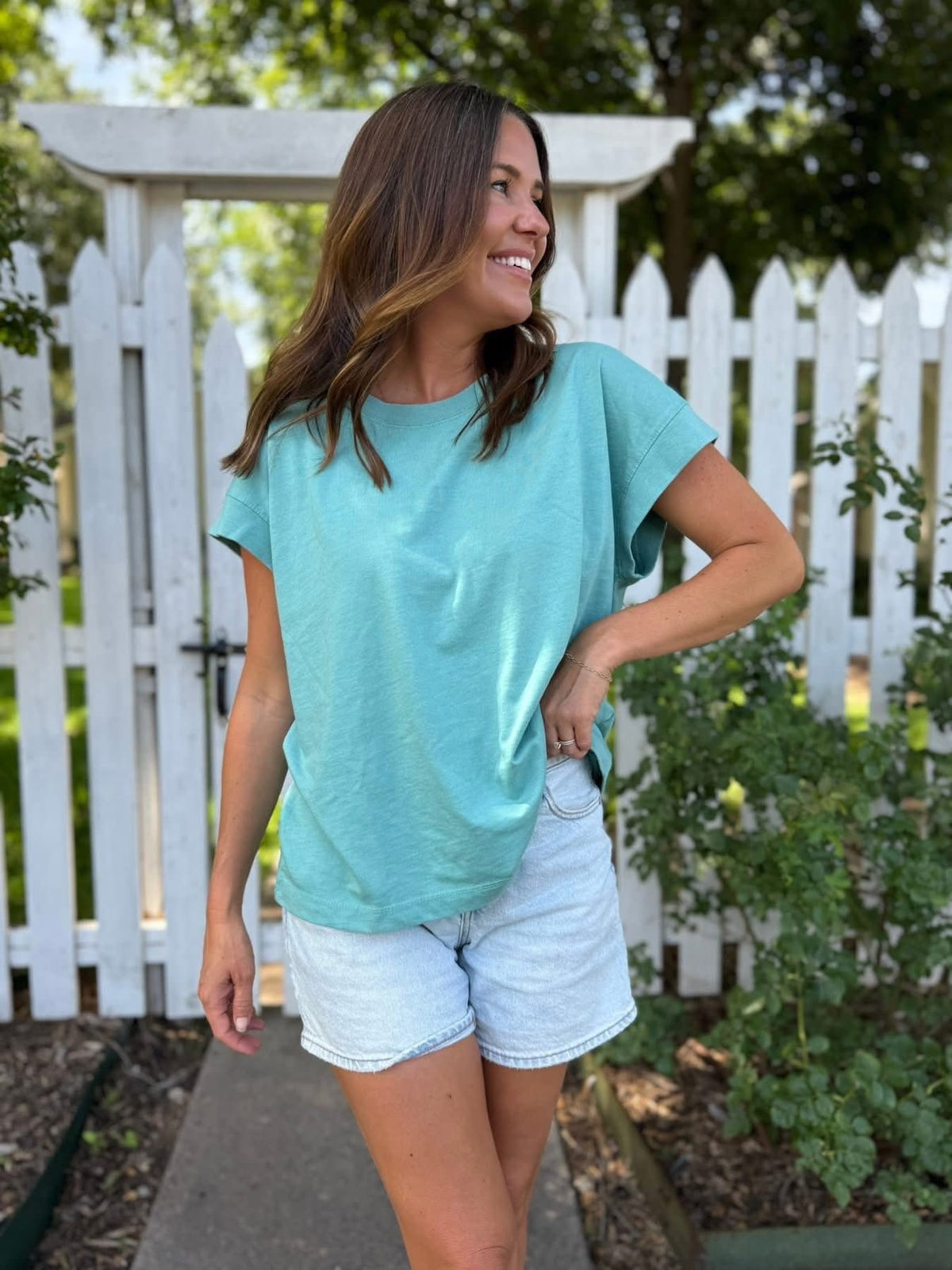 #00641 Capped sleeve cutie