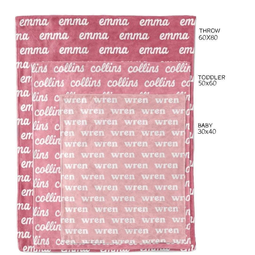 #01150 PERSONALIZED BLANKETS