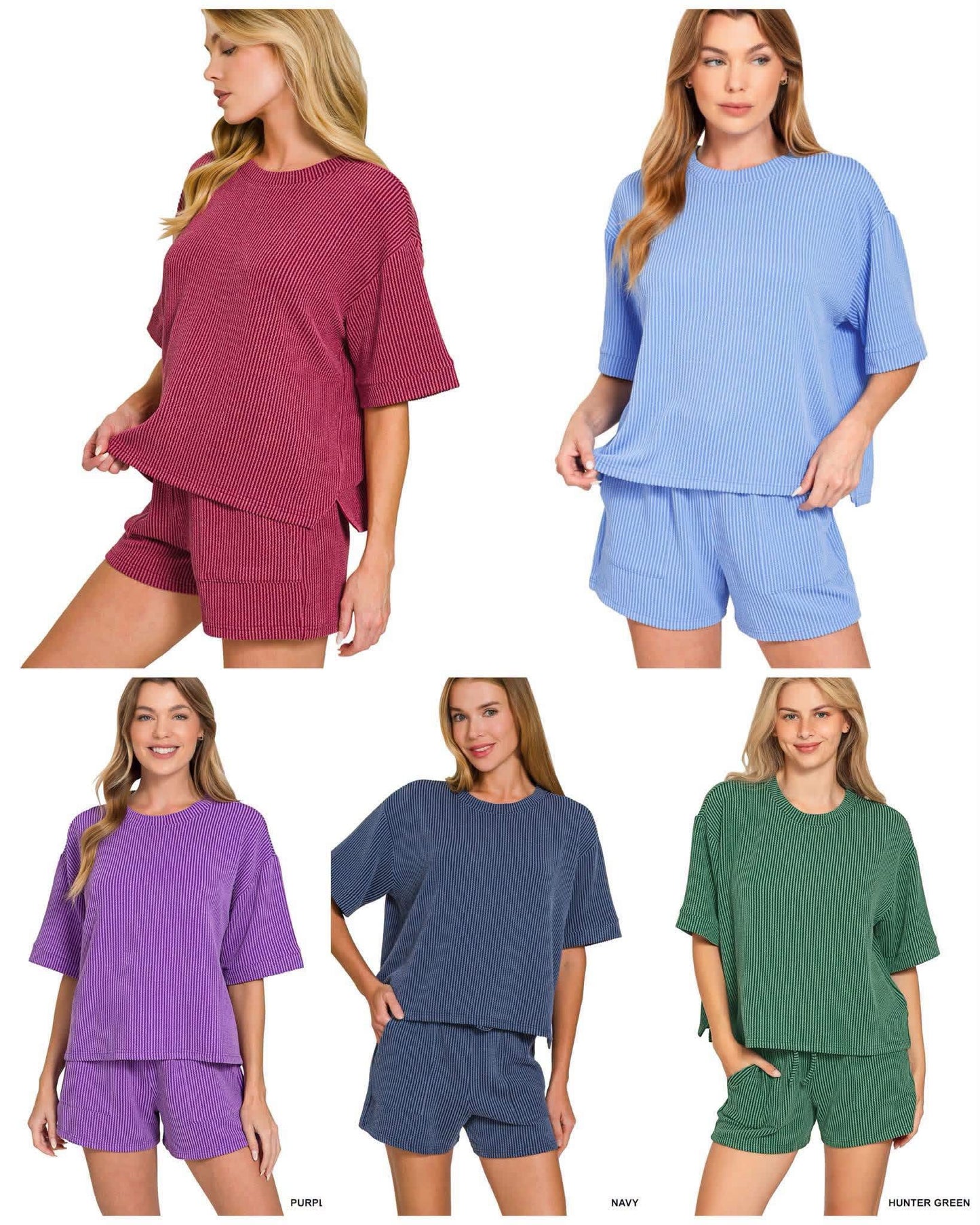 #01118 SF Ribbed sets
