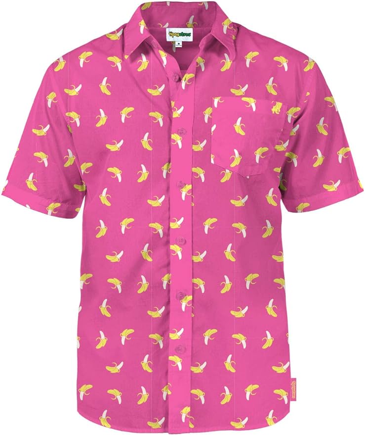 Pink Banana Hawaiian Shirt