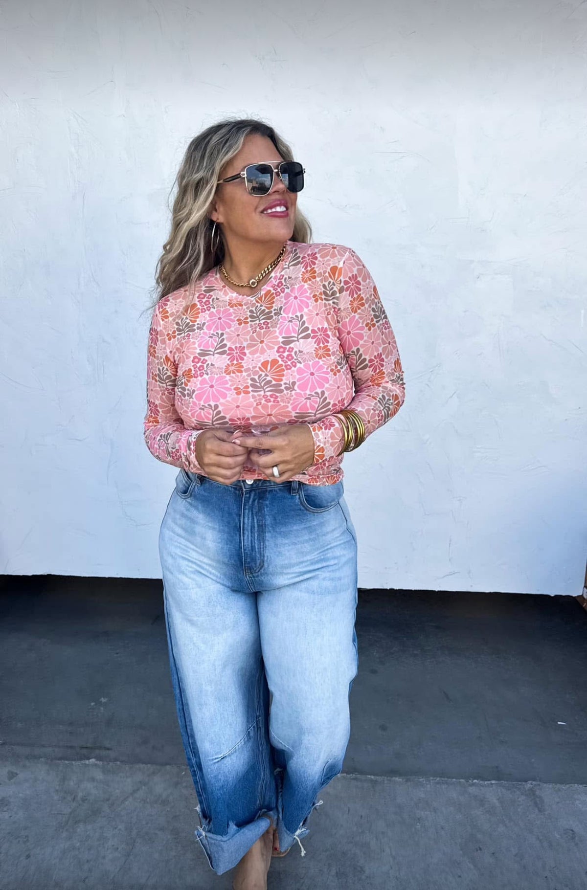 Retro mesh shirt
