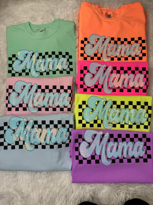 #00431 Mystery Mama Spangle Tee