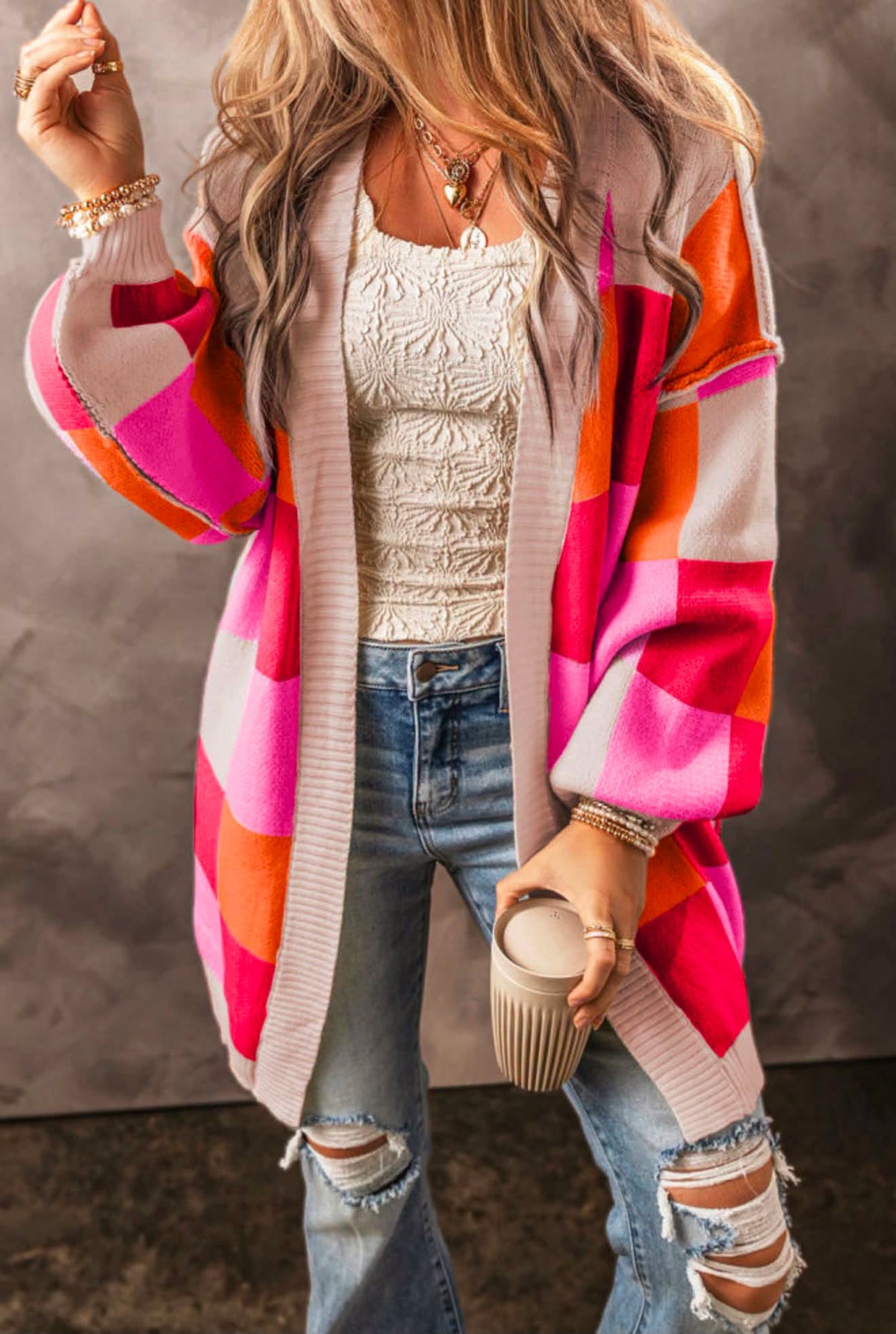 #01095 SSD Bright Autumn Cardi